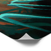 Panda - Leinwand Art Print Poster (Ecke)