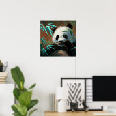 Panda - Leinwand Art Print Poster (Heimbüro)