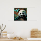 Panda - Leinwand Art Print Poster (Küche)