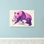 Panda Leinwanddruck (Insitu (Holzboden))