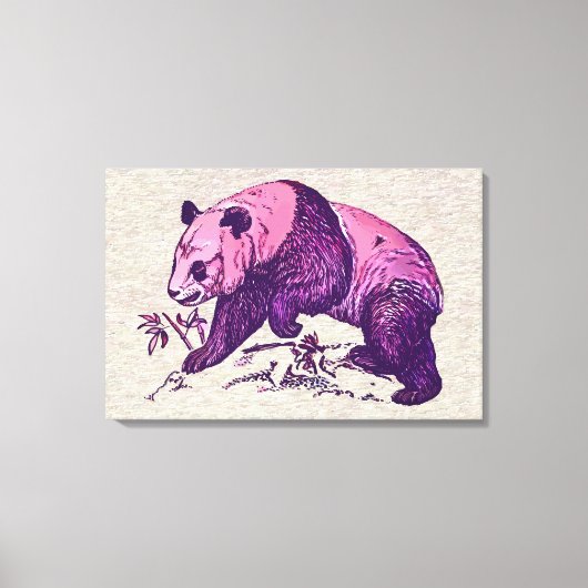 Panda Leinwanddruck (Vorderseite)
