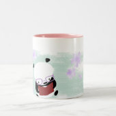 Panda-LeseTasse Zweifarbige Tasse (Mittel)
