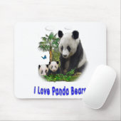 Panda Liebe Art Mousepad (Mit Mouse)