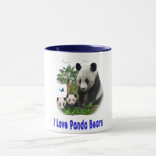 Panda Liebe Art Tasse (Zentrum)