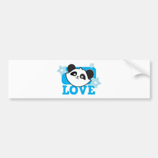 Panda-Liebe Autoaufkleber