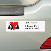 Panda-Liebe Autoaufkleber (Auf Auto)