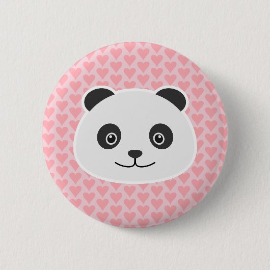 Panda-Liebe Button (Vorderseite)