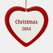 Panda Liebe Couple Christmas Ornament (Hinten)