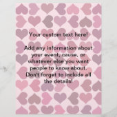 "Panda-Liebe" Flyer (Hinten)