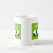 Panda Liebe (grün) Kaffeetasse (Mittel)