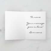 Panda-Liebe-Grußkarte Karte (Innenseite)