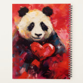 Panda Liebe Herz Planer (Rückseite)