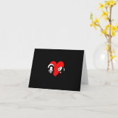 Panda-Liebe Karte (Gelbe Blume)