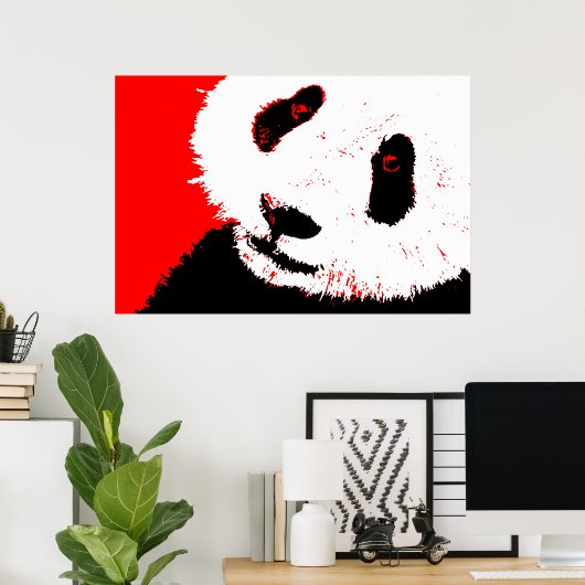 Panda-Liebe Poster (Heimbüro)