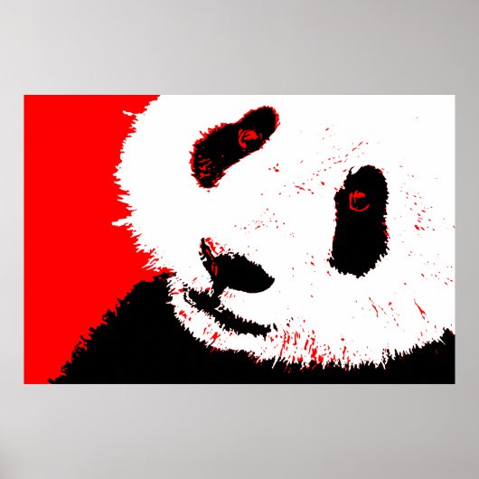 Panda-Liebe Poster (Vorne)