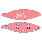 Panda Liebe rosa Muster Basketball (Panele)