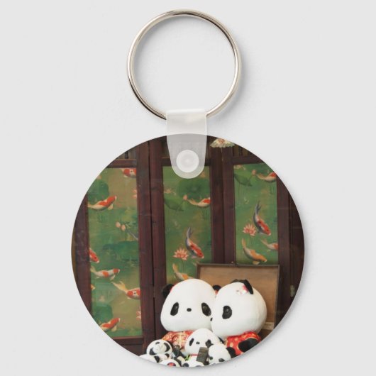 Panda-Liebe Schlüsselanhänger (Vorderseite)