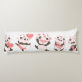 Panda-Liebe Seitenschläferkissen (Rückseite)