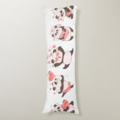 Panda-Liebe Seitenschläferkissen (Vorderseite Vertikal)