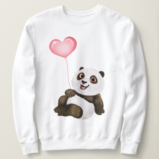 Panda-Liebe Sweatshirt (Design vorne)