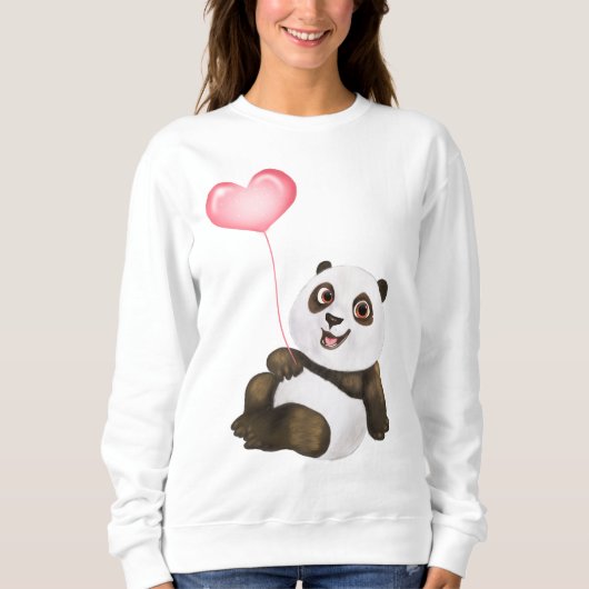Panda-Liebe Sweatshirt (Vorderseite)