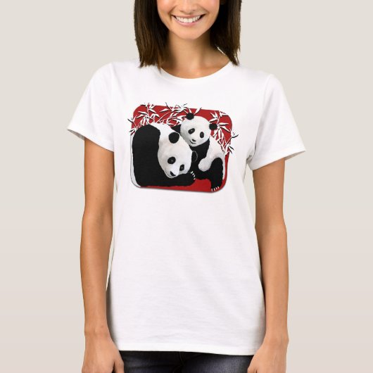 Panda-Liebe T-Shirt (Vorderseite)