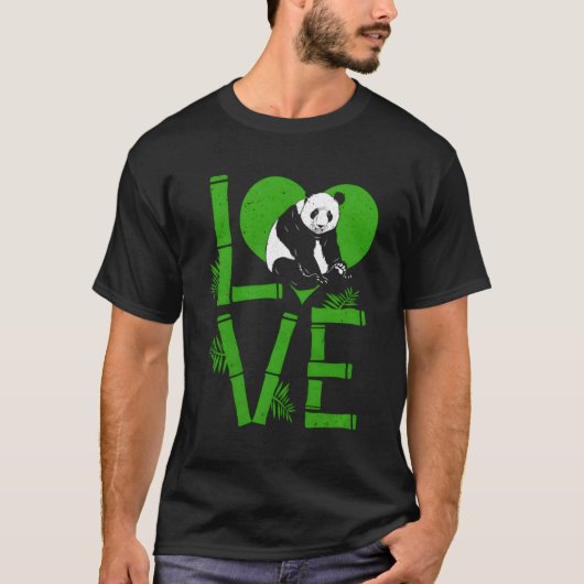 Panda-Liebe T-Shirt (Vorderseite)