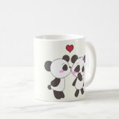 Panda-Liebe-Tassen! ^.^ Kaffeetasse (VorderseiteRechts)