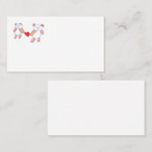 Panda-Liebe Visitenkarte (Vorne/Hinten)