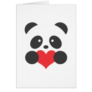 Panda-Liebekarte