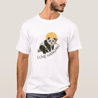 Panda lieben hängen T-Shirt
