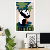 Panda Lieben Tree im Zoo 1938 WPA Poster (Heimbüro)