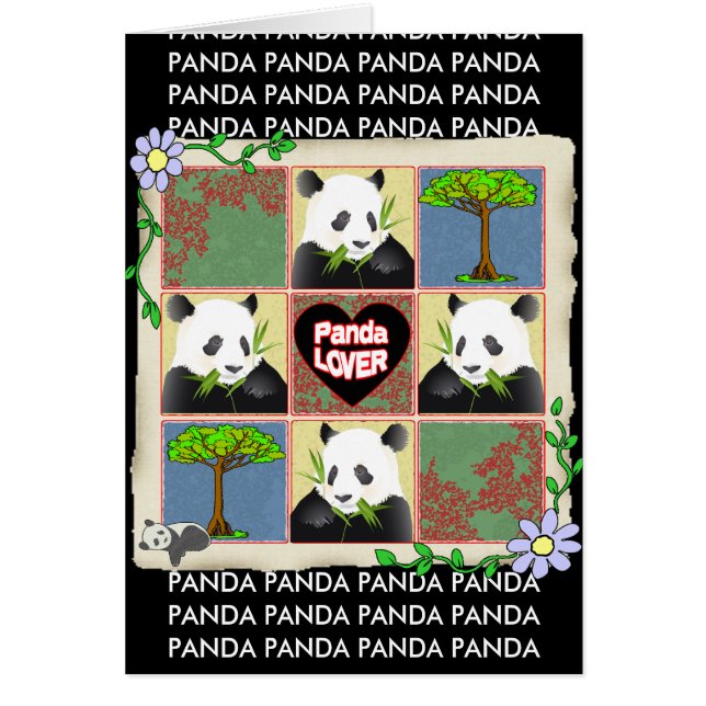 PANDA-LIEBHABER - GESCHENKE (Vorne)