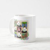 PANDA-LIEBHABER - GESCHENKE KAFFEETASSE (Vorderseite Links)