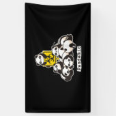 Panda-Liebhaber| Niedliche Panda-Pandemie Banner (Vertikal)