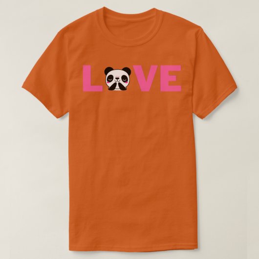 Panda Liebhaber T-Shirt (Design vorne)