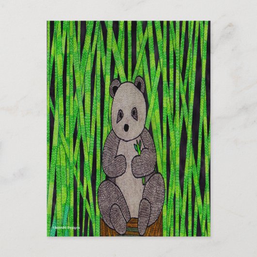 Panda (Lied) - Postkarte (Vorderseite)