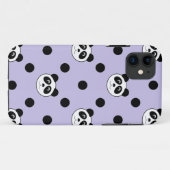 Panda lila Case-Mate iPhone hülle (Rückseite (Horizontal))