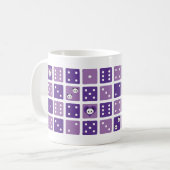 Panda lila kaffeetasse (Vorderseite Links)