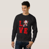 Panda Love Cute Pandas Animal  Bamboo Sweatshirt (Vorne ganz)