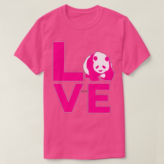 Panda Lover 21 T-Shirt (Design vorne)