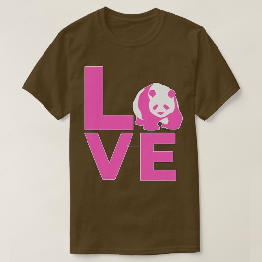 Panda Lover 8 T-Shirt (Design vorne)