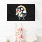 Panda Lover| Behalten Ruhe und Liebe Panda Banner (Insitu)