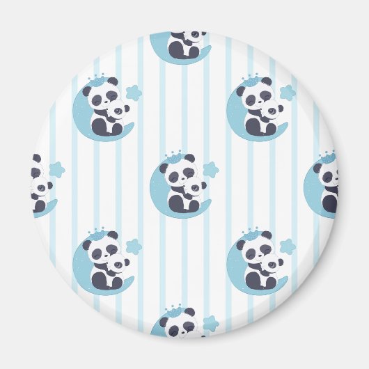 Panda Lover | Das Leben ist besser mit einem Panda Magnet (Vorne)