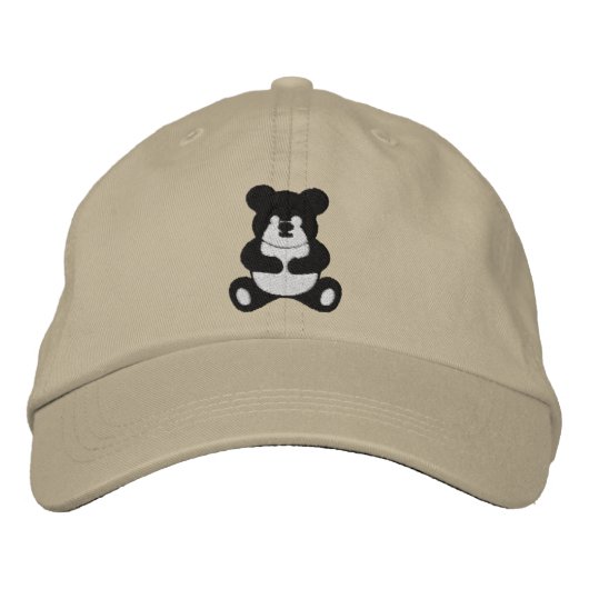 Panda Lover Embroidered Cap Bestickte Baseballkappe (Vorderseite)