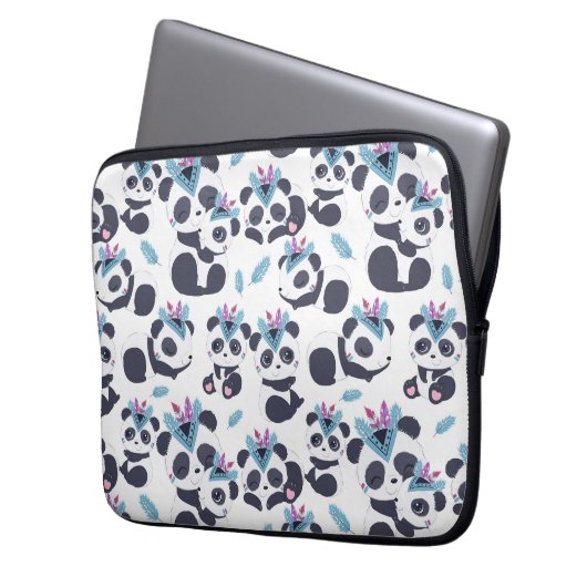 Panda Lover | Es ist wie der Panda Laptopschutzhülle (Vorderseite Links)