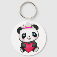 Panda Lover Fan Geschenk Valentine's Day Heart Pre