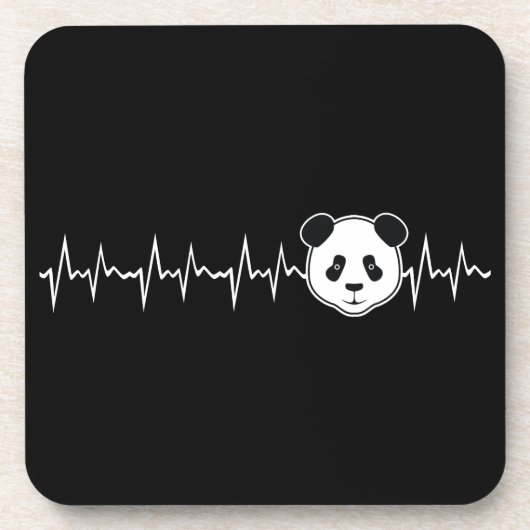 Panda Lover Getränkeuntersetzer (Vorderseite)