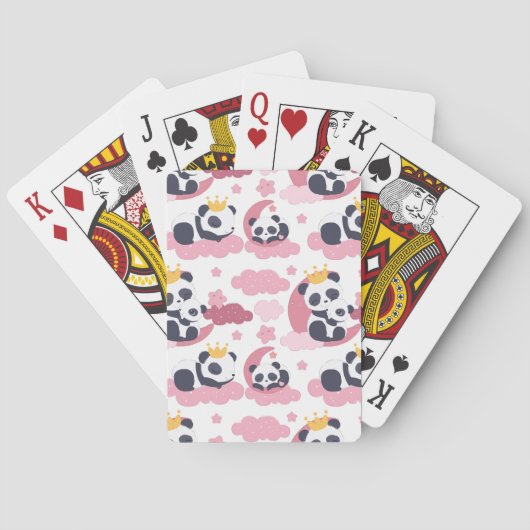 Panda Lover | I Am Nicknamed As Panda Spielkarten (Rückseite)