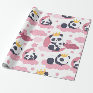 Panda Lover   Ich werde als Panda genannt Geschenkpapier